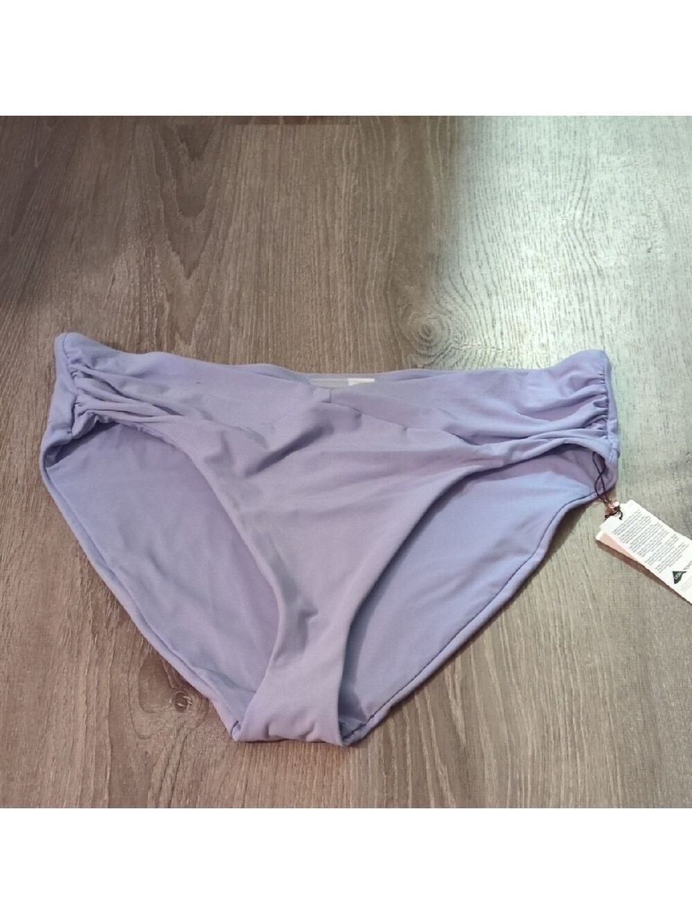 Calia Pero Dusk Mid Rise Shirred V Front Swim Bottoms Size XXL